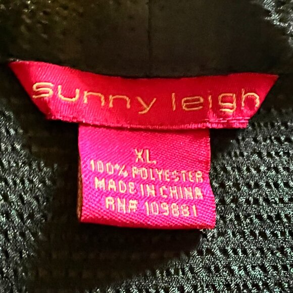 Sunny Leigh Green Tie Neck Blouse with Cinched Waist - XL - Picture 4 of 4